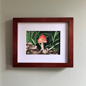 Amanita Muscaria Mushroom Print